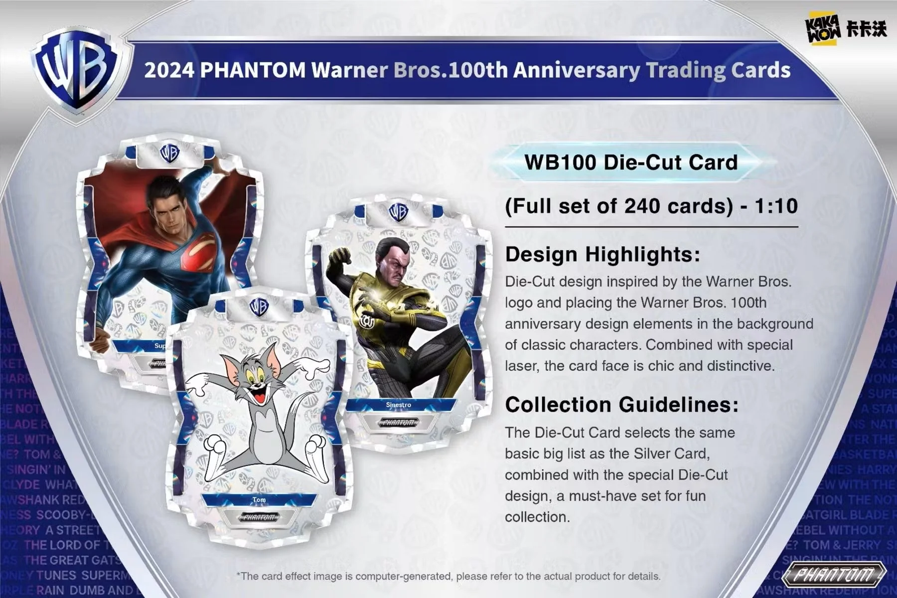 2024 Kakawow Warner Brothers Phantom 100th Anniversary Trading Cards Hobby Box - Image 9