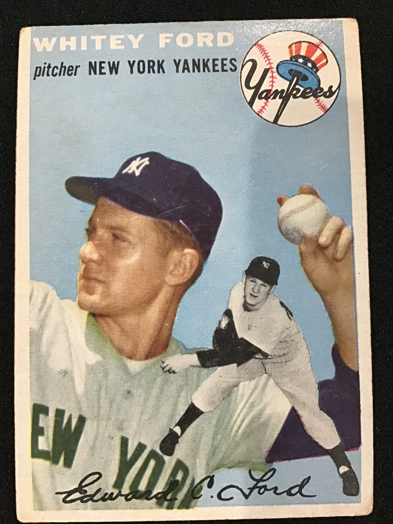 Whitey Ford 1954 Topps #37 New York Yankees
