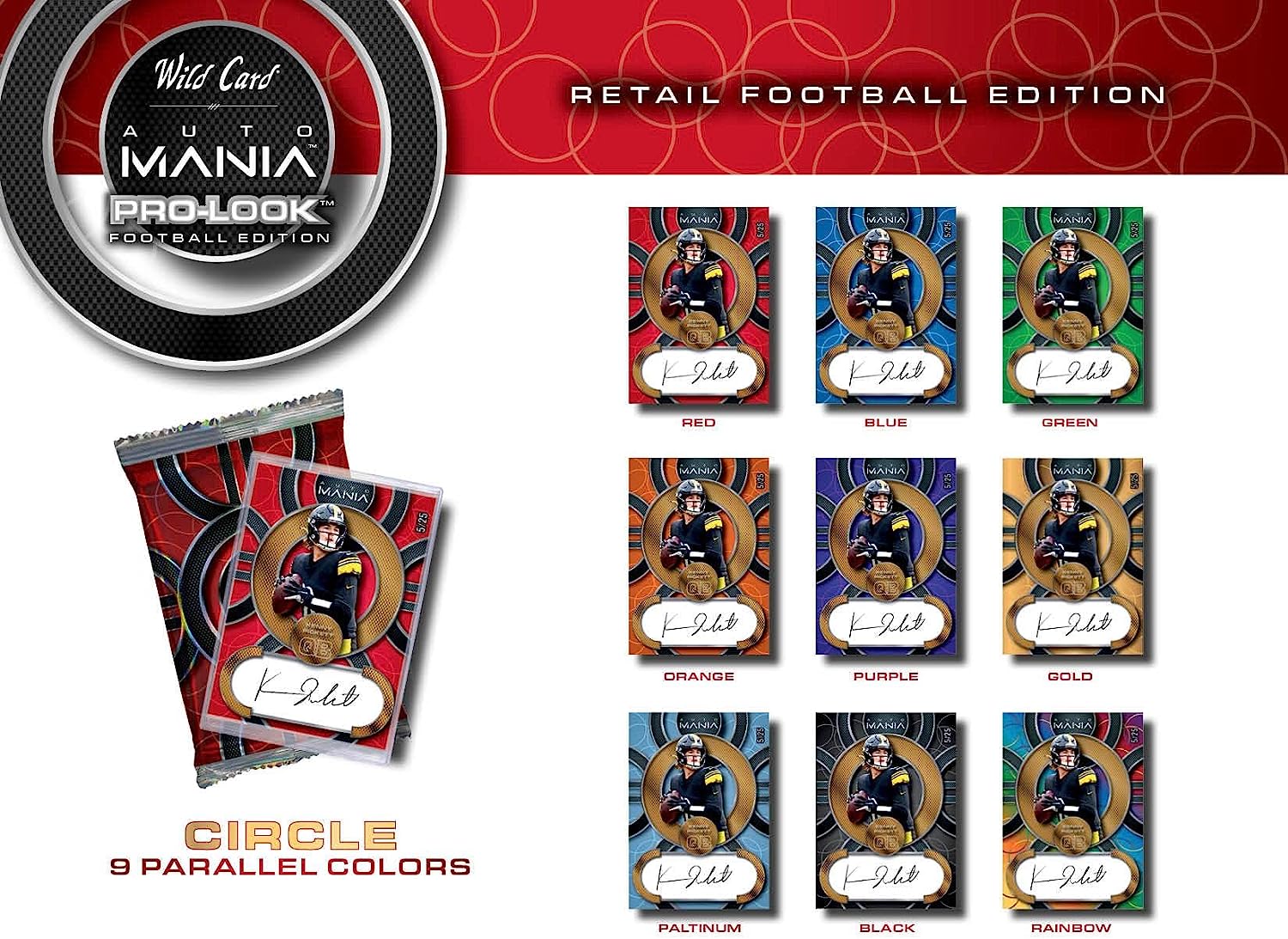 2022 Wild Card Auto Mania Pro Look Football Retail Box - Image 4