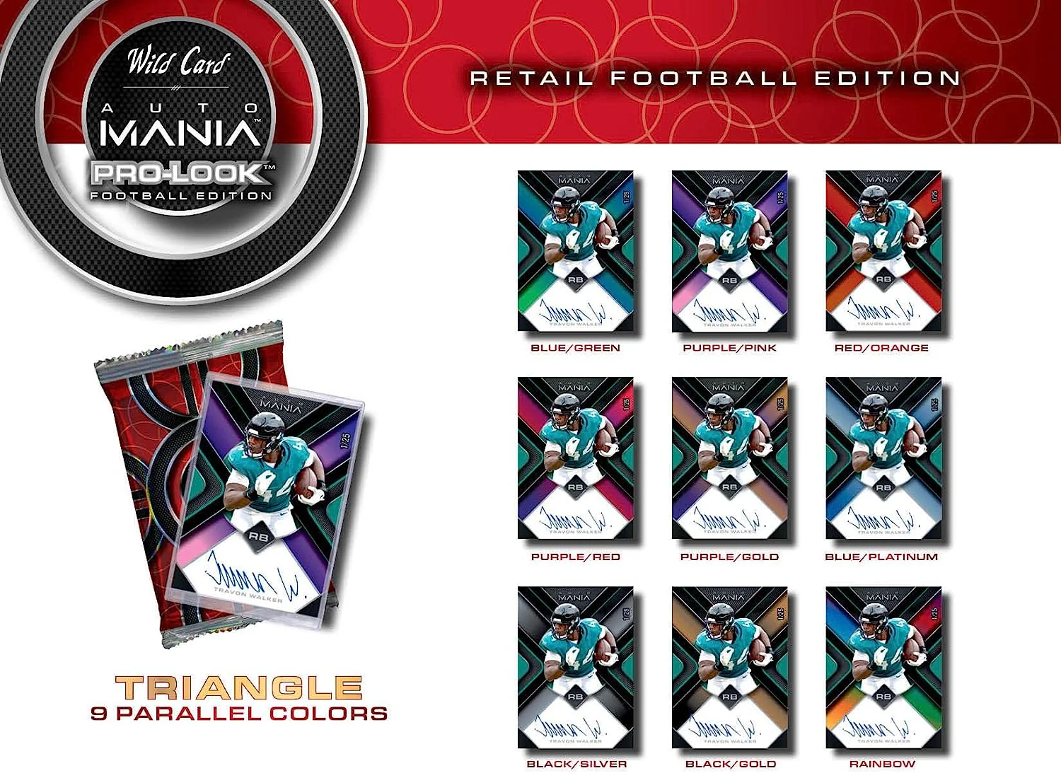 2022 Wild Card Auto Mania Pro Look Football Retail Box - Image 5