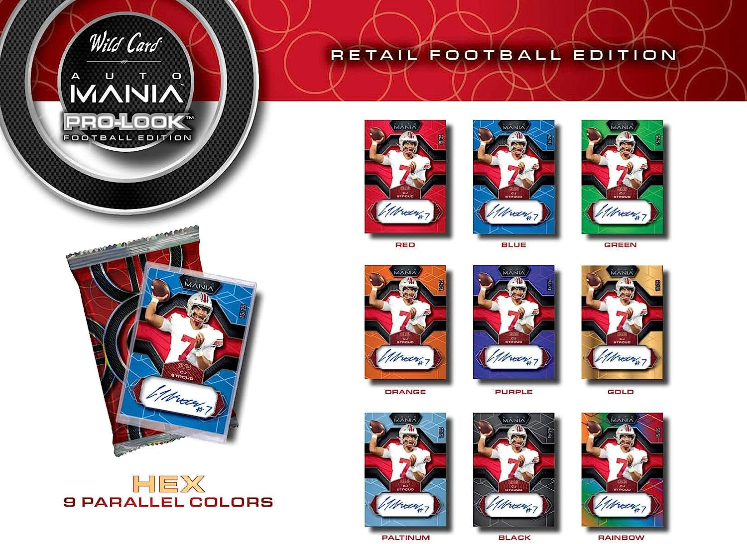 2022 Wild Card Auto Mania Pro Look Football Retail Box - Image 6