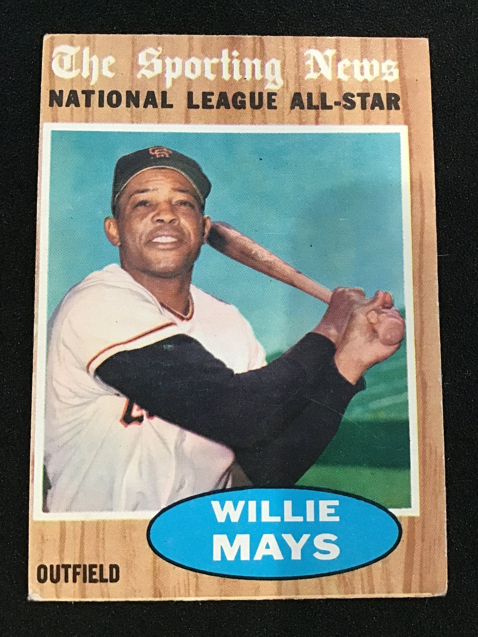 Willie Mays 1962 Topps The Sporting News NL All-Star 395 - San Francisco Giants