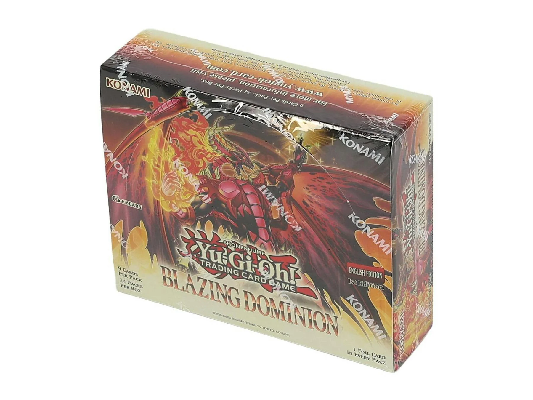 Yu-Gi-Oh! Blazing Dominion Booster Box | Columbia Sports Cards - Image 2