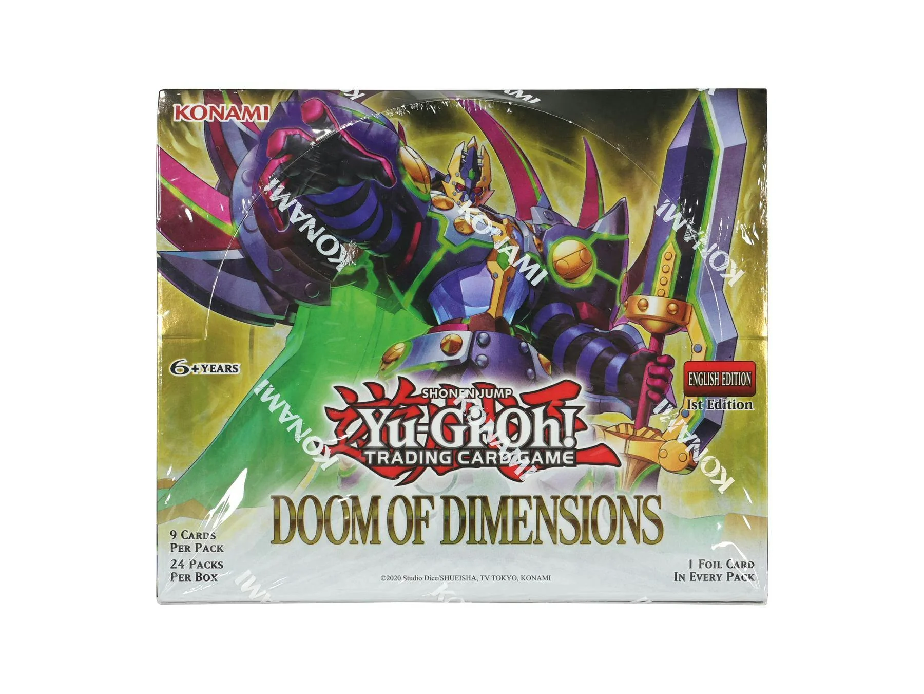 Yu-Gi-Oh Doom of Dimensions Booster Box | Columbia Sports Cards - Image 2
