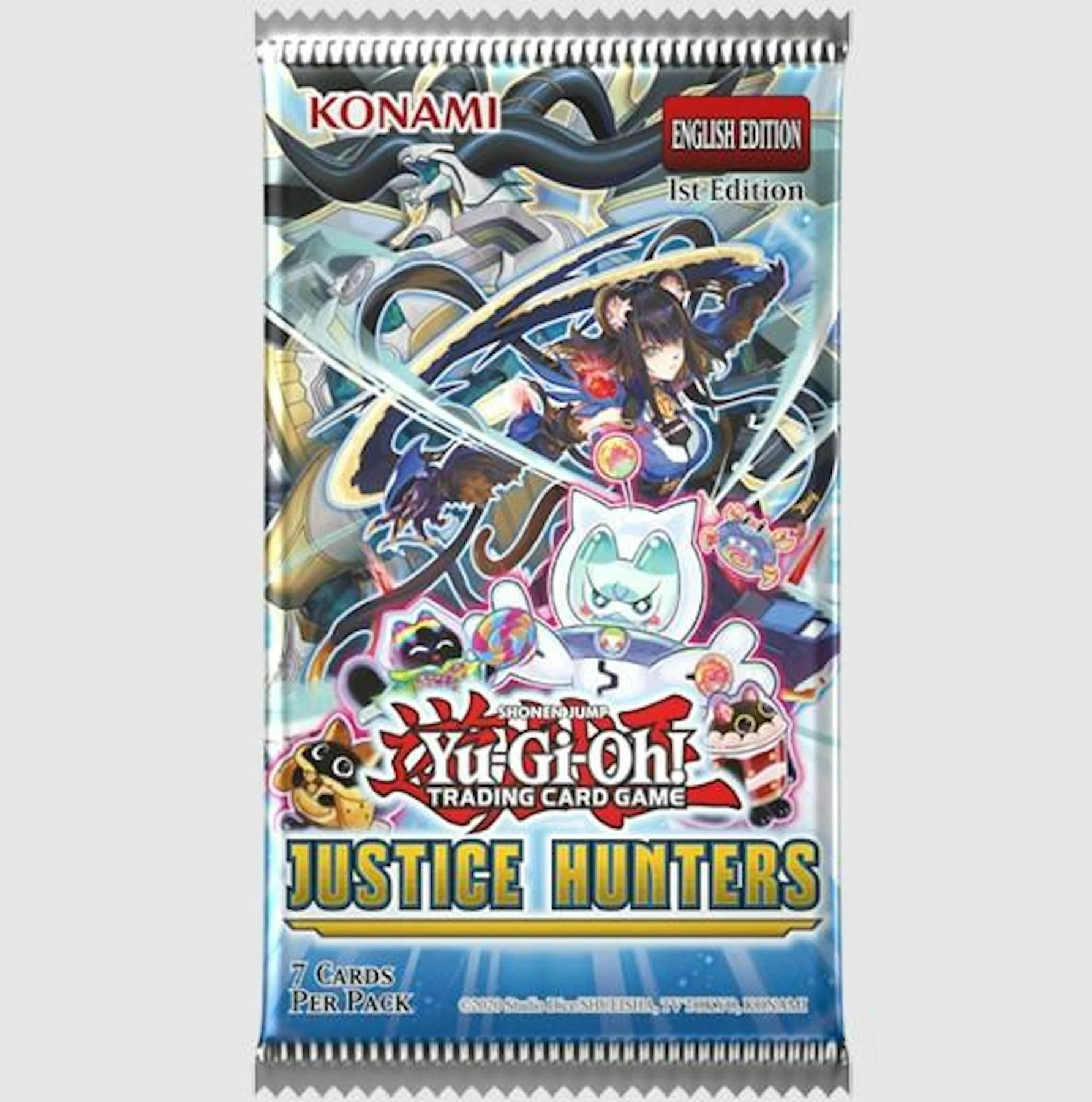 Yu-Gi-Oh! Justice Hunters Booster Box | Columbia Sports Cards & More - Image 4